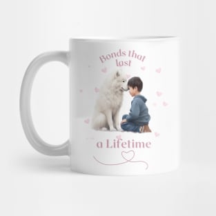 Samoyed, Friendship, the most adorable best friend gift to a Samoyed Lover Mug